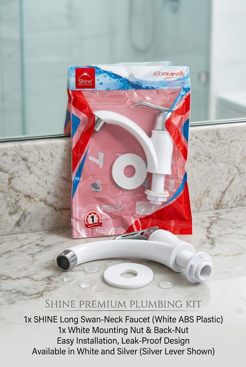 WhatsApp Image 2026-10-18 at 11.16.03 PM SHINE Premium Long Swan-Neck Faucet Kit - Image 1